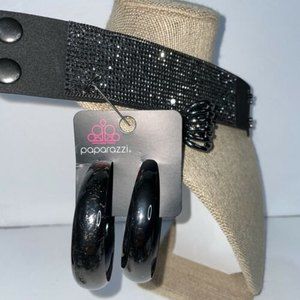 Paparazzi Jewelry Gunmetal Black Set Of 3 Pieces NEW